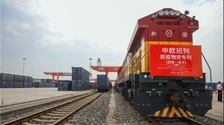 （已改）【A】中欧班列长安号防疫物资专列发车