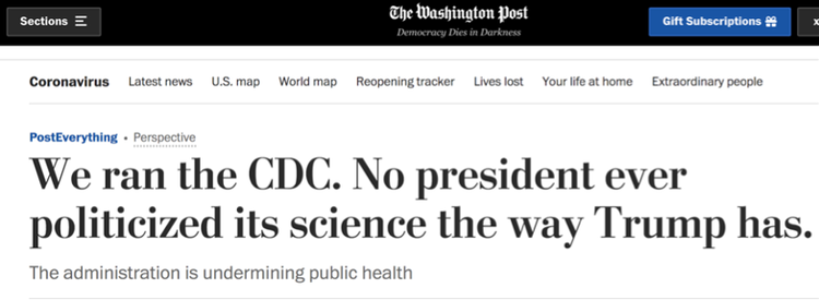 美国多位公共卫生专家发信抨击政府新规 白宫执意更换数据系统幕后赢家是谁?