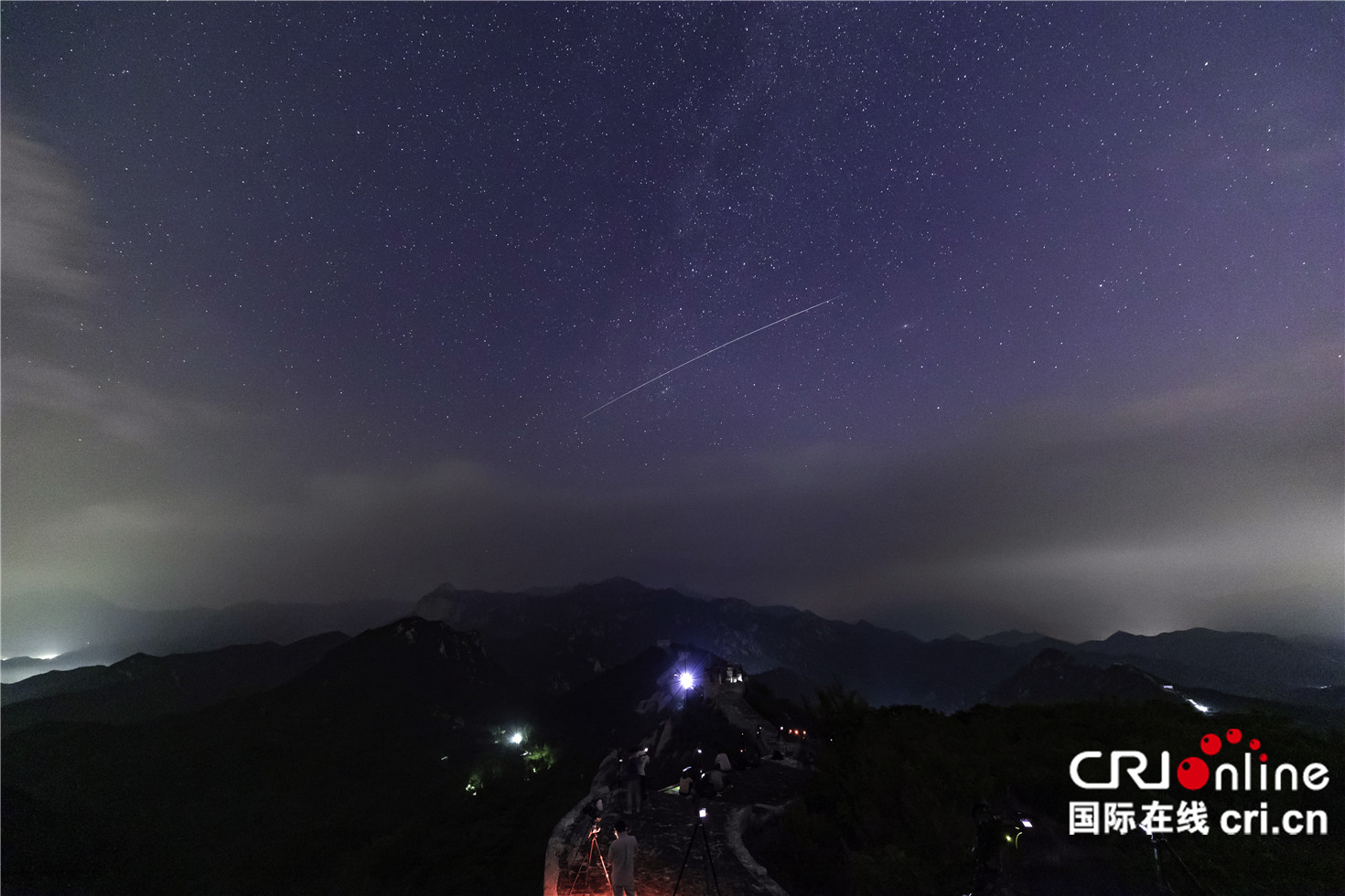 英仙座流星雨现身夜空 国际在线移动版