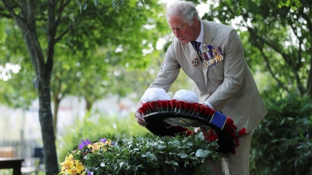 ​英国举行仪式纪念第二次世界大战对日战争胜利纪念日75周年
