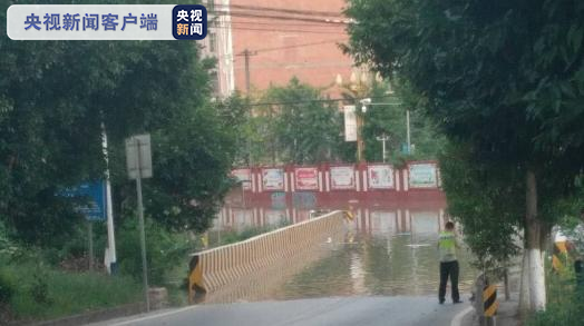 涪江洪水致合川太和镇被淹 预计超保证水位6米