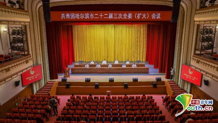 共青团哈尔滨市二十二届三次全委（扩大）会议召开