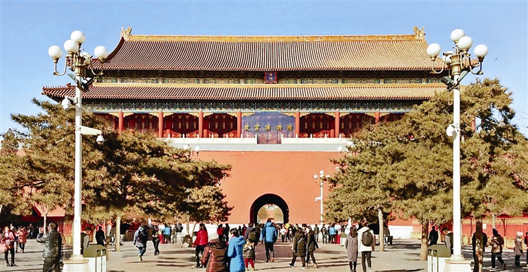 避风阁施工图出图 北京故宫端门将建玻璃幕墙