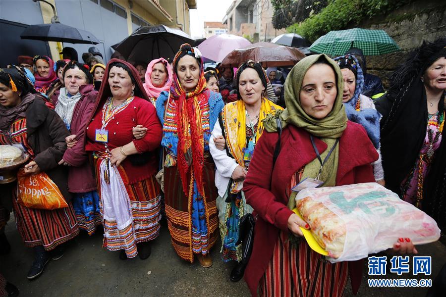 #新华网#阿尔及利亚柏柏尔人庆祝新年