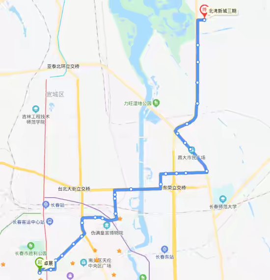 长春市部分周边区域公交线路新辟和调整公示