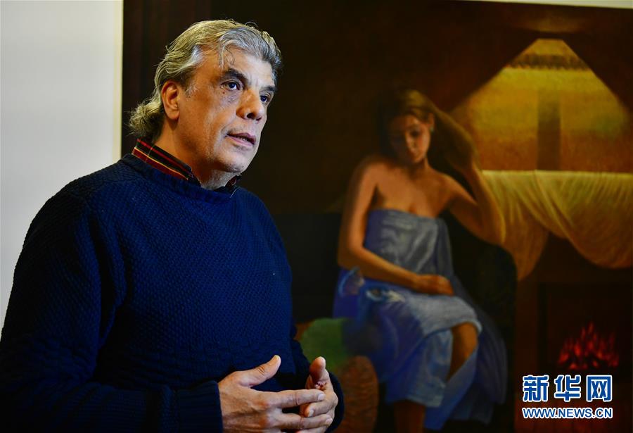 战争“浸染”画作——记风格转变的叙利亚画家达尔维什 战争“浸染”画作——记风格转变的叙利亚画家达尔维什