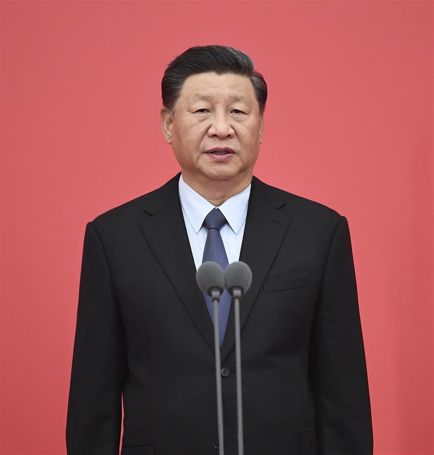 习近平向中国人民警察队伍授旗并致训词强调 对党忠诚服务人民执法公正纪律严明 坚决完成党和人民赋予的使命任务