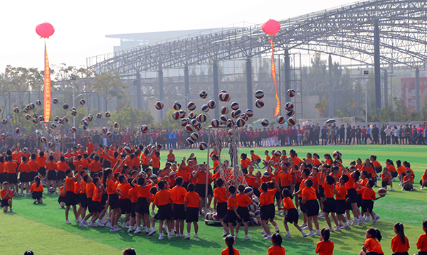 图片默认标题_fororder_《动感篮球》团体操表演