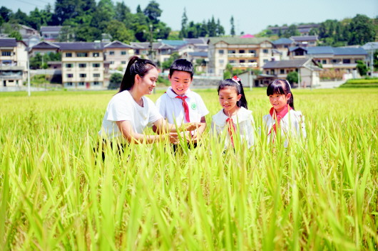 （中首）开学第一课走进田间学勤俭