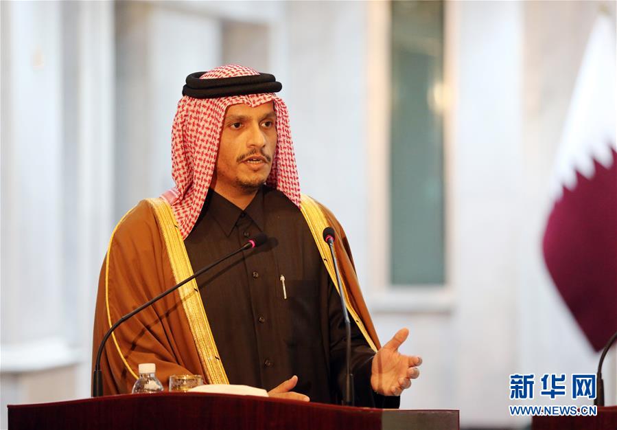 新华网@伊拉克与卡塔尔外长商讨缓和地区紧张局势问题