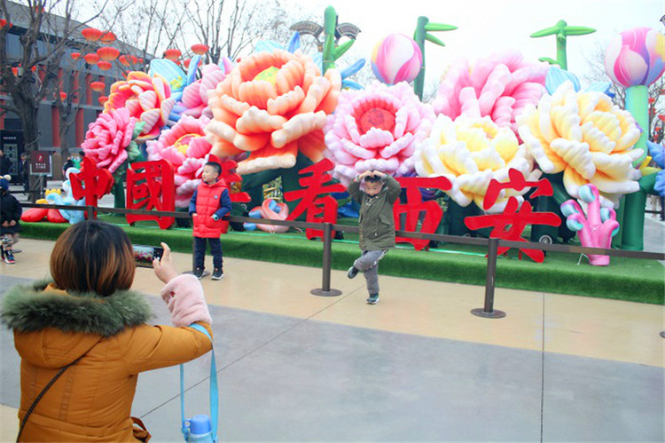 【中首   陕西  图】“中国年 看西安” 我与新年合个影