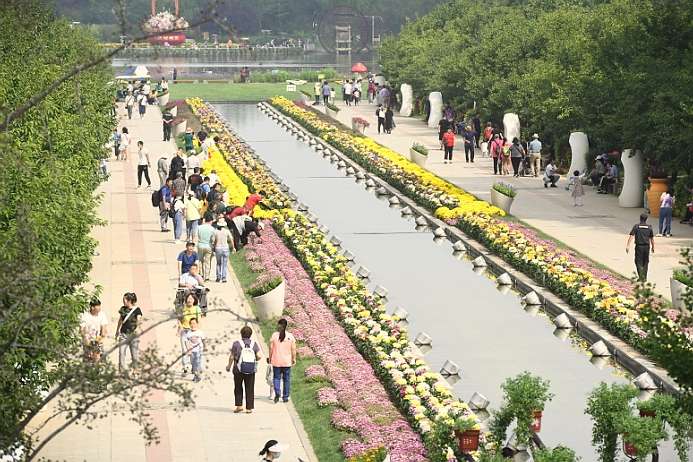 北京市第十二届菊花文化节正式开幕