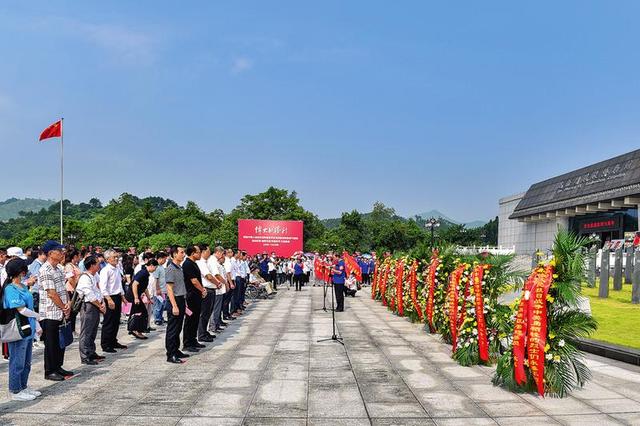 昆仑关战役遗址举行纪念抗战胜利75周年活动