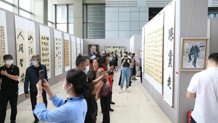 锦州市举办战“疫”书画作品展