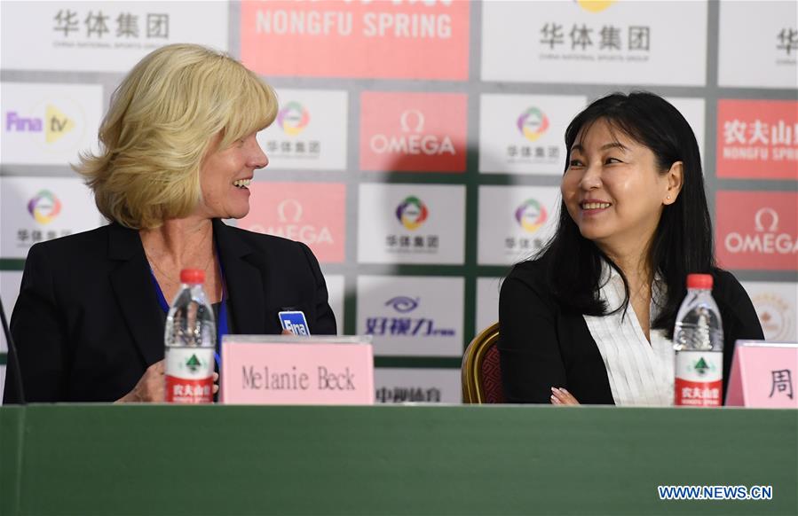 Press conference prior to FINA Diving World Series 2019 held in Beijing