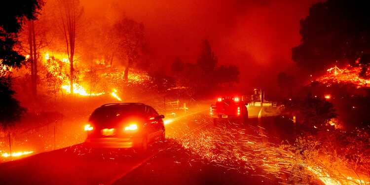 山火持续蔓延 美国加州已进入紧急状态