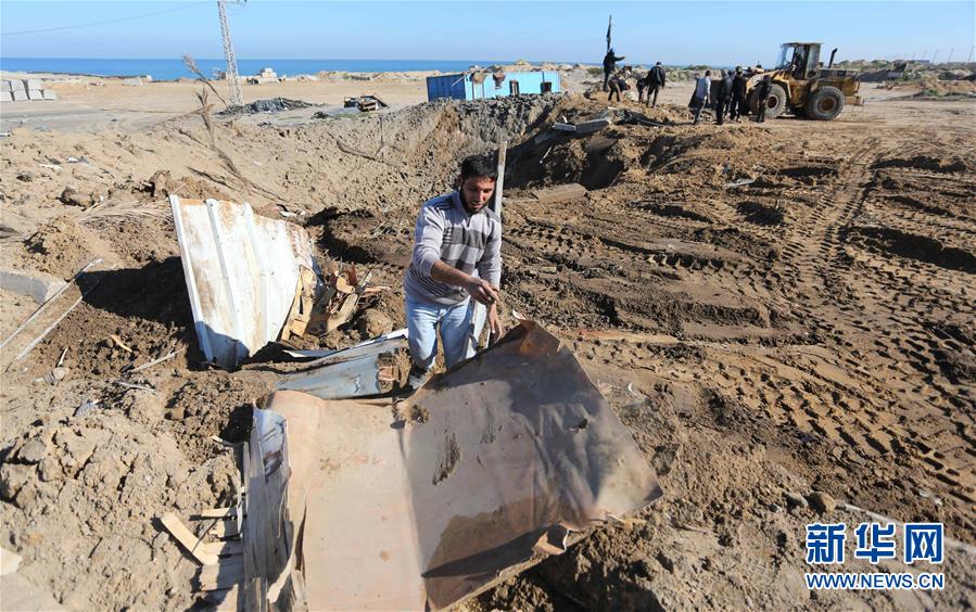 以军战机轰炸加沙地带多个哈马斯目标组图