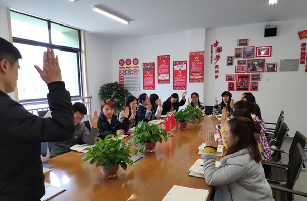 成都天府新区第五小学党支部委员会选举大会顺