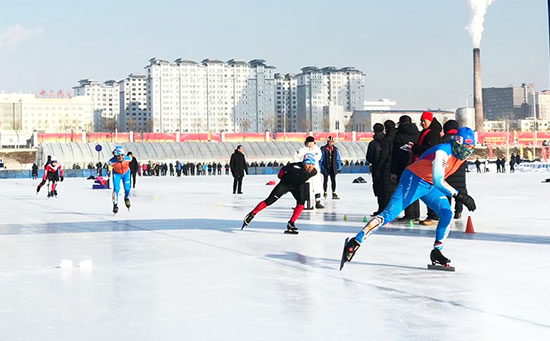 08【吉林供稿】“滑向2022全国大众速度滑冰马拉松系列赛”（延吉站）举行