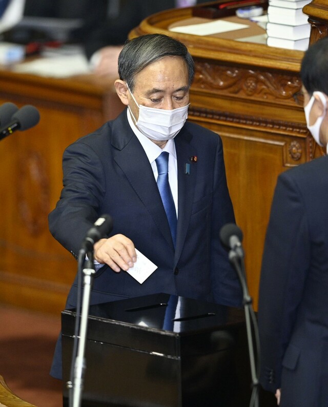 菅义伟当选第99任日本首相