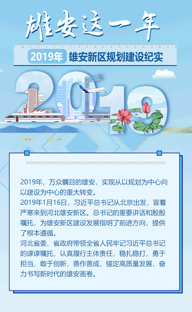 图解｜雄安这一年——2019年河北雄安新区规划建设纪实