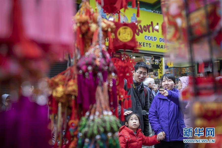 新华网■旧金山春节花市