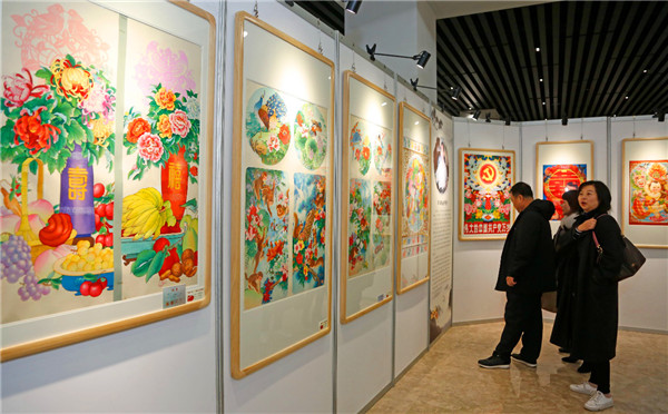 （待改）陕西渭南：年画大集合 唤醒传统春节的记忆