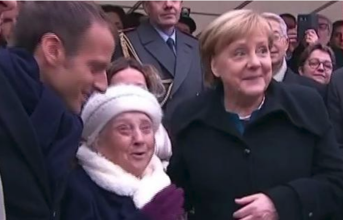 默克尔被错认成马克龙夫人 忙澄清:我是德国总理!