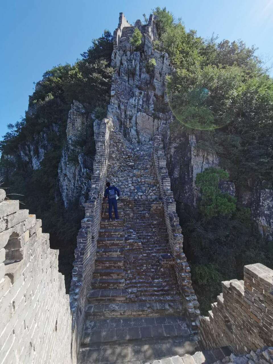 箭扣长城东段修缮工程主体完工，雄奇秀险依旧