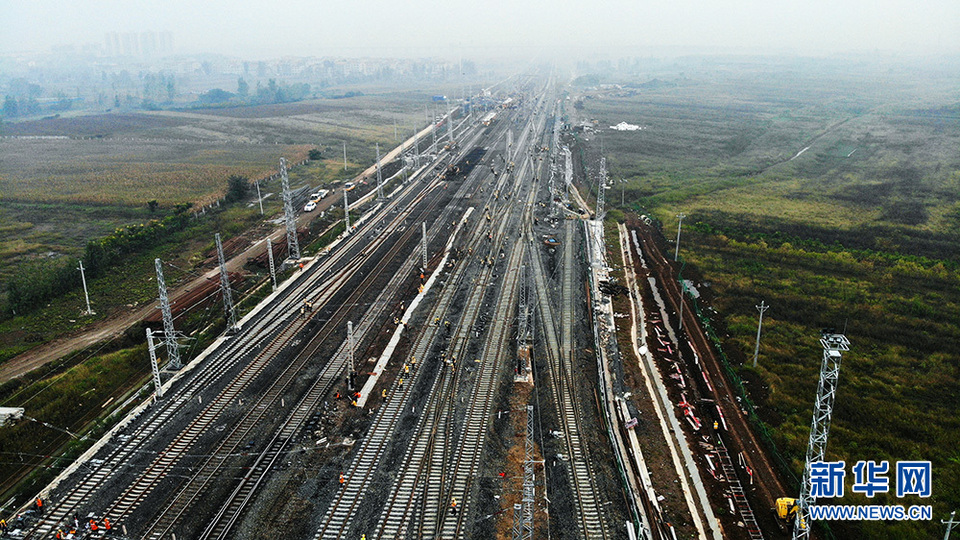 浩吉铁路成功引入襄阳北枢纽