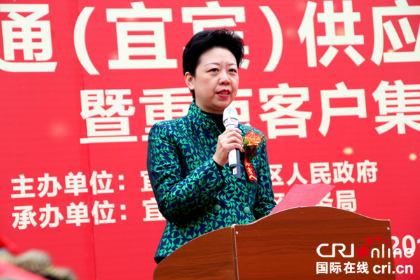 图片默认标题_fororder_怡亚通集团副总裁兼物流平台总裁李倩仪致辞--（摄影-高学兵）3