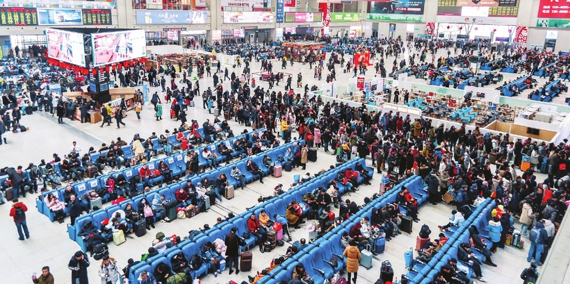 吉林省春运迎来节前客流高峰 长春站预计日均发送旅客12万人次