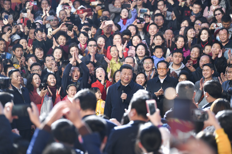 声漫｜习近平向全国人民致以新春祝福：祝愿各族人民安心、顺心、开心