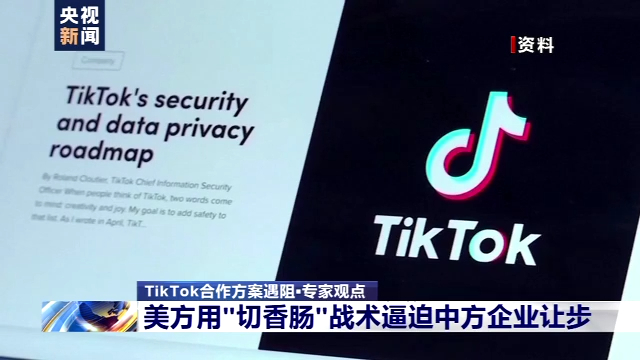 TikTok合作方案遇阻 美国用“切香肠”战术不断逼迫中方企业让步