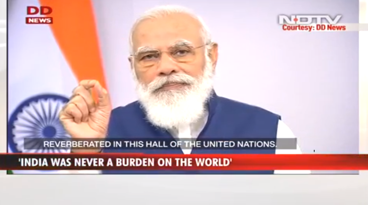 在联大讲话20分钟，莫迪极力推销一番：期待印度能在联合国发挥更大作用