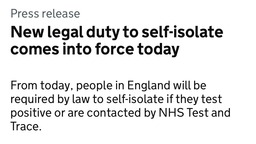 英国政府：违反英国自我隔离规定将受法律追责