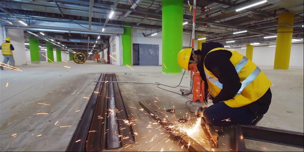 京雄城际铁路北京新机场站主体工程完工