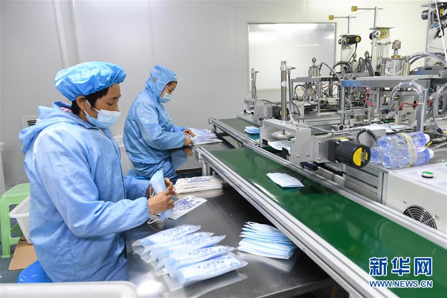 新华网■湖南常德：口罩赶制保供应