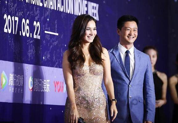 战狼2女主卢靖姗半透长裙身材完美网友一露毁所有