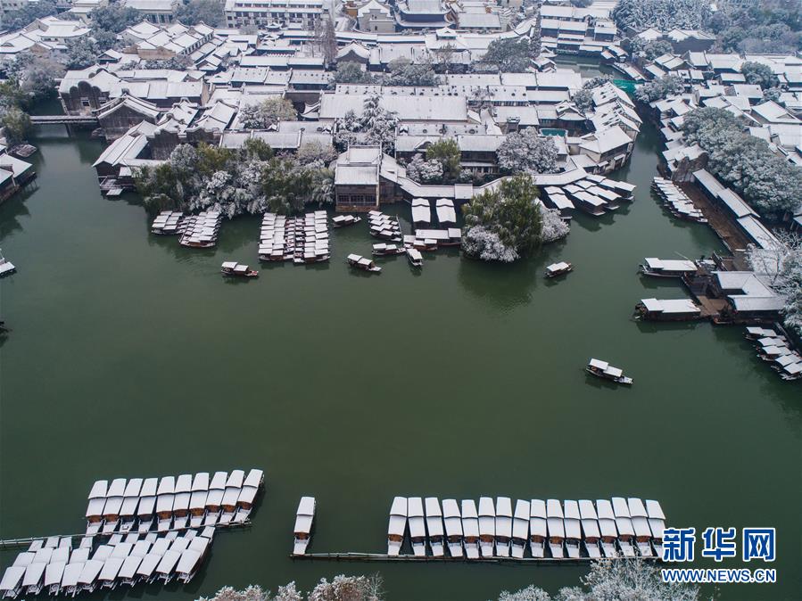 浙江桐乡:千年古镇变身“江南雪乡” 浙江桐乡:千年古镇变身“江南雪乡”