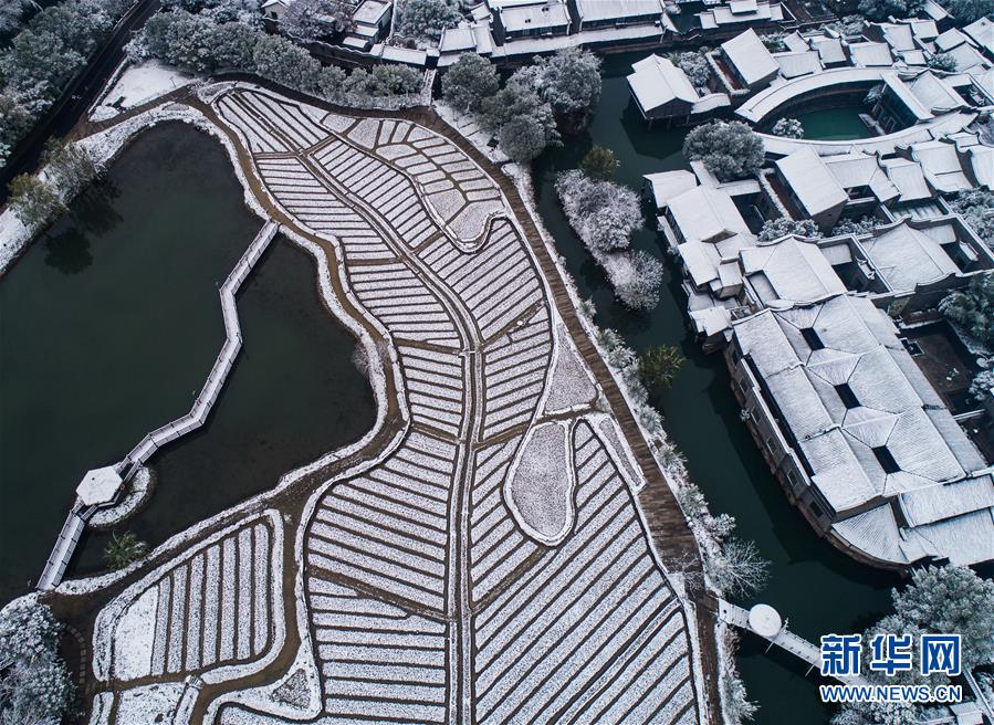 浙江桐乡:千年古镇变身“江南雪乡” 浙江桐乡:千年古镇变身“江南雪乡”