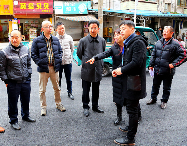 图片默认标题_fororder_1大安区委书记张昭国（中）督查创文工作