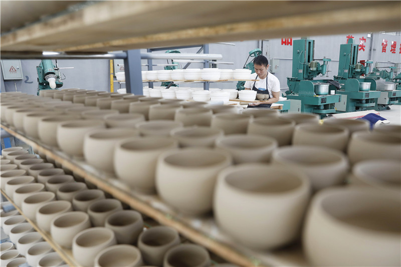 【組圖稿件】河南寶豐：創新發展助力汝瓷產業穩步推進