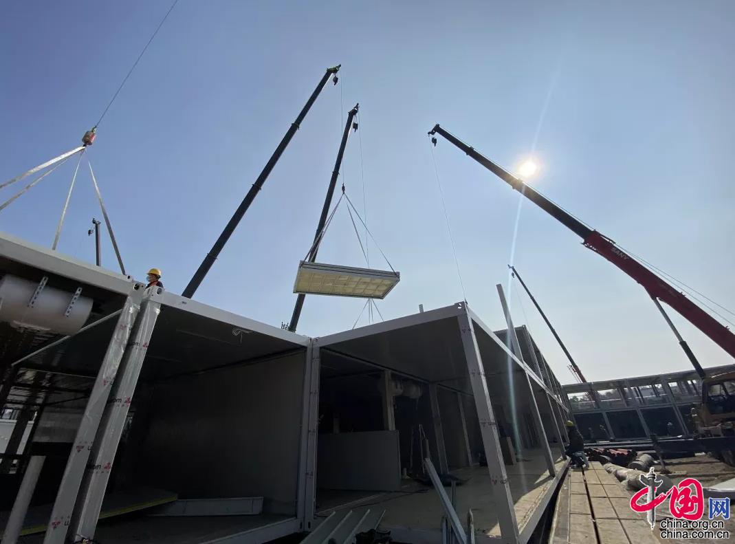 #中国网#【新春走基层】火神山医院全速推进雷神山医院迅疾如雷