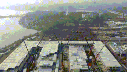 #中国网#【新春走基层】火神山医院全速推进雷神山医院迅疾如雷