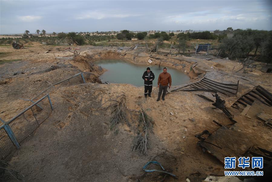 [新华网]以色列国防军打击加沙地带哈马斯军事目标