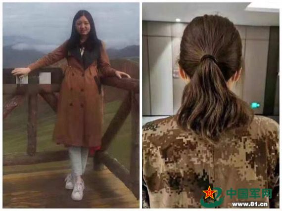 #解放军报#战“疫”前线，剪短飘飘秀发的她们依旧很美