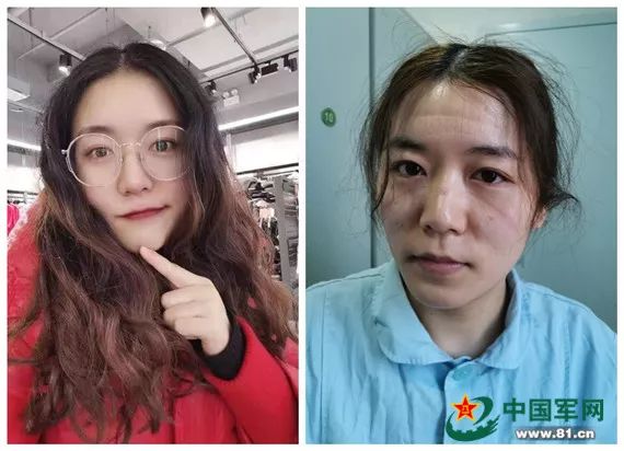 #解放军报#战“疫”前线，剪短飘飘秀发的她们依旧很美