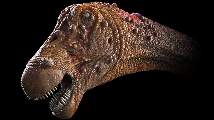 巴西科学家首次发现保存在恐龙化石骨骼内的血液寄生虫