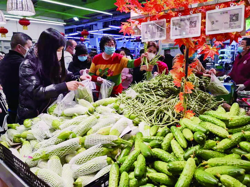 蔬菜水果无需抢 长春市保市场、保供应